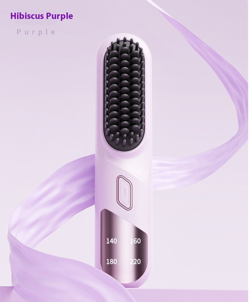 Cordless Hair Straightener Brush