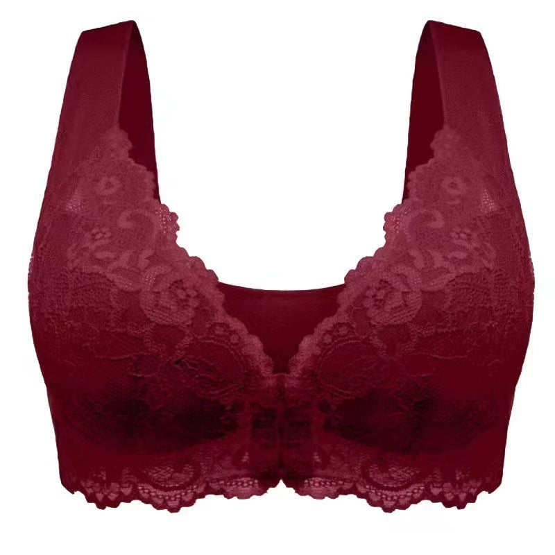 Plus Size Breathable Lace Push Up Bras for Women