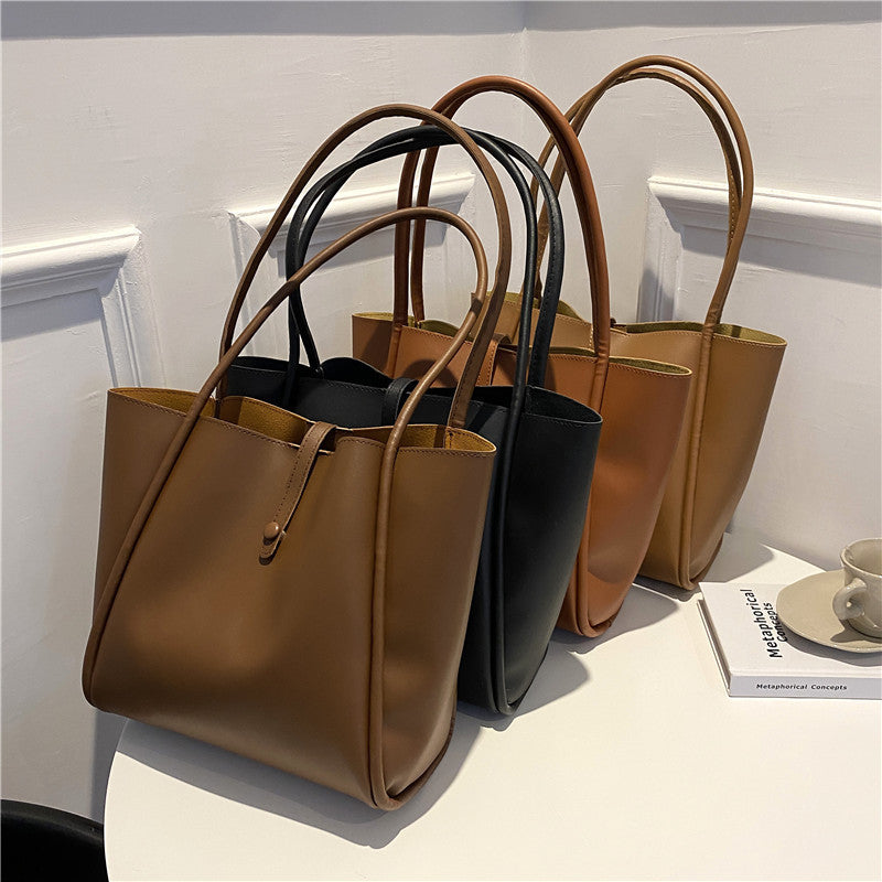 Casual Large Tote Bag with Wallet for Women