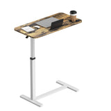 Rolling Adjustable Height Desk with Wheels - 31x16 inch