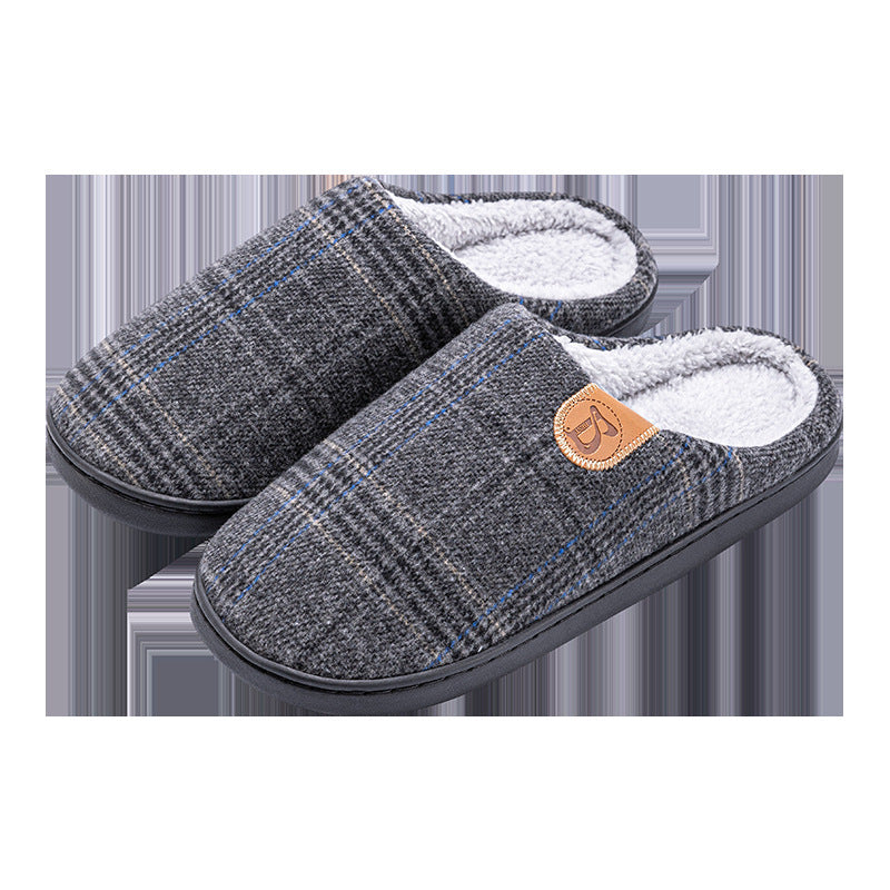 Men's Cotton Winter Indoor Slippers