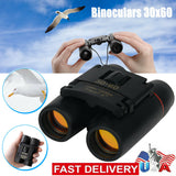 30x60 Compact Folding Binoculars for Travel & Outdoor