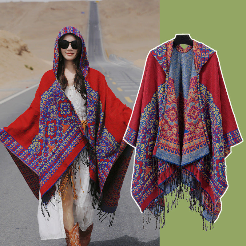 Ethnic Style Cashmere Scarf