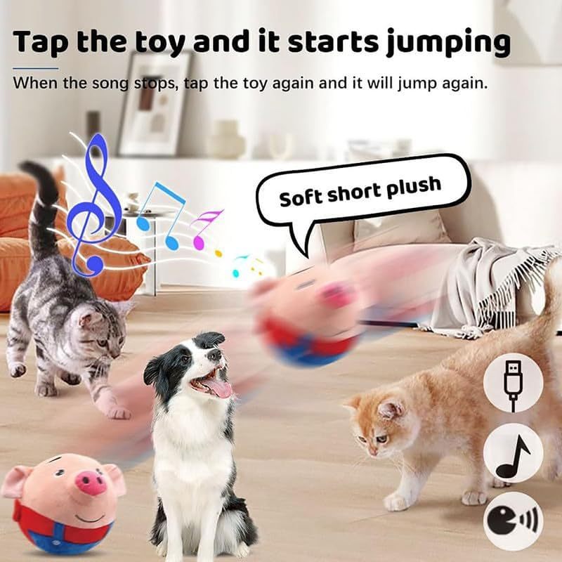 Interactive Plush Dog Toy - Squeaky & Washable