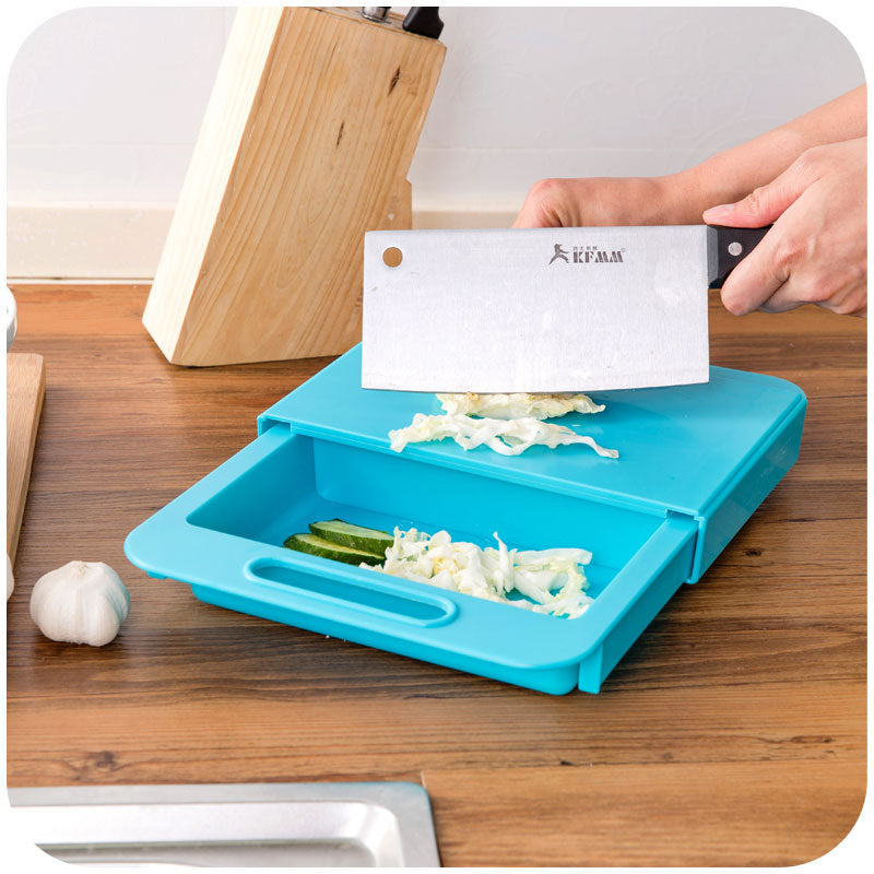 Multifunction Chopping Board with Drain Basket