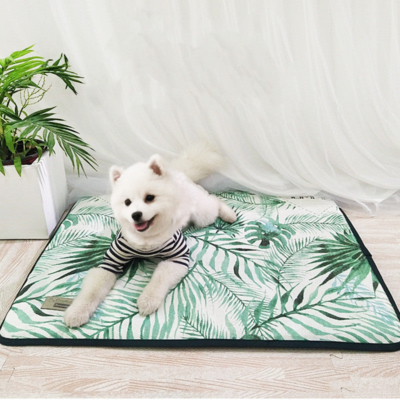 Pet ice silk mat non-stick hair cooling mat