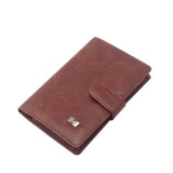 Men's PU Leather Passport Cover Wallet