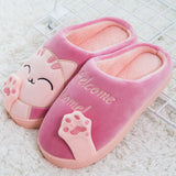 Cartoon Cat Winter Slippers