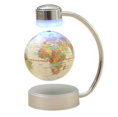 8-Inch Magnetic Suspension Globe - Office Decoration