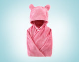 Cotton Hooded Bath Towel for Babies