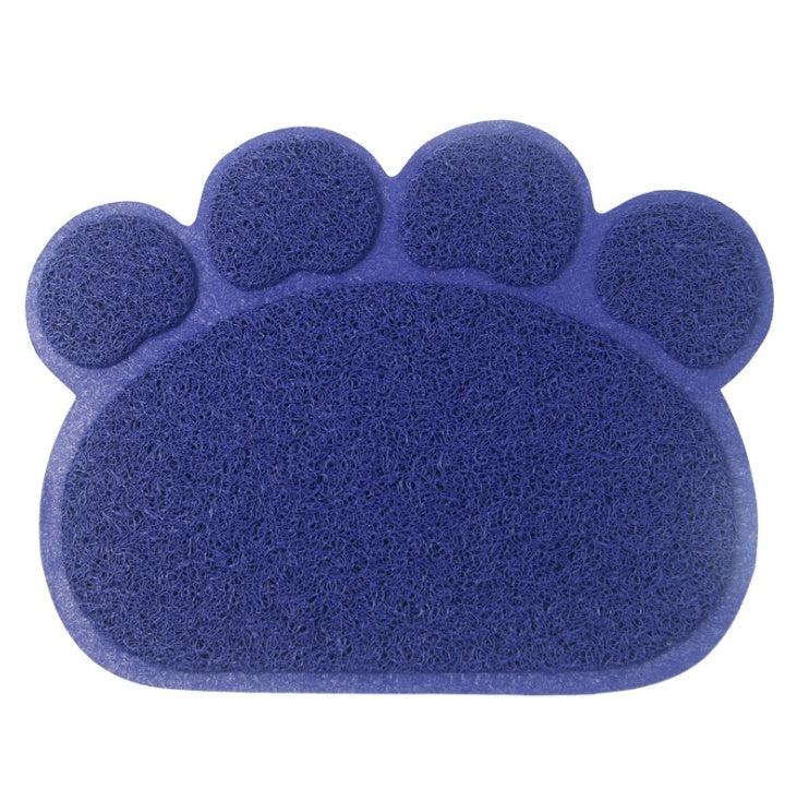 Claw-shaped cat litter mat