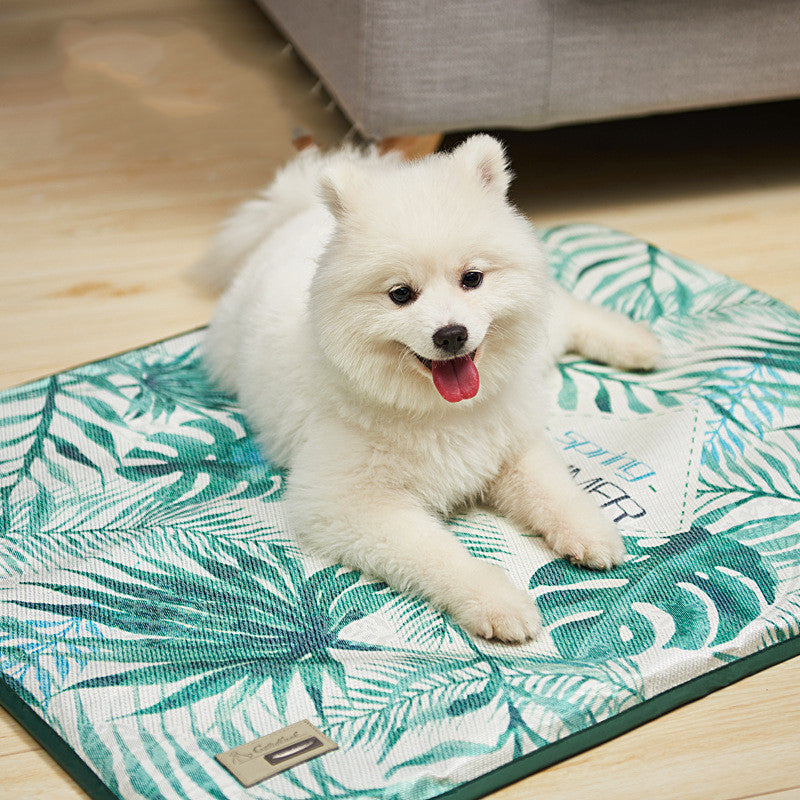 Pet ice silk mat non-stick hair cooling mat