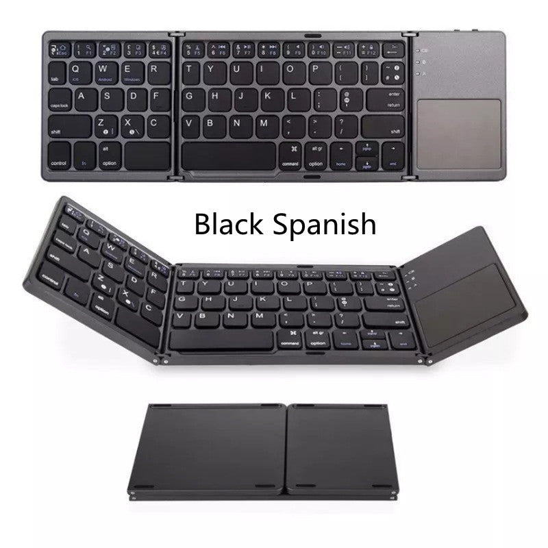 Wireless Foldable Bluetooth Keyboard for Tablets and Phones