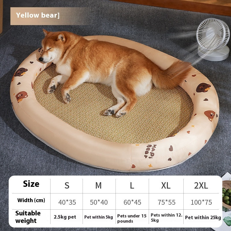 Oval Runway Cooling Pet Pad