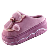 Cute Cat Platform Slippers for Women