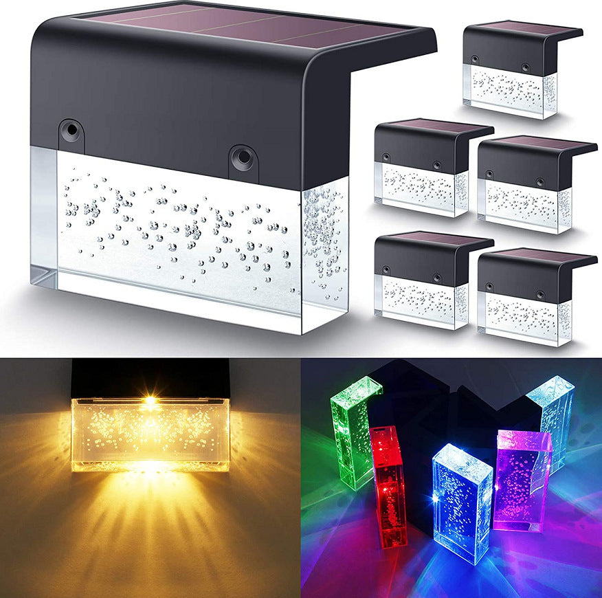 Waterproof RGB LED Solar Step Light