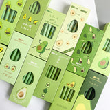 4pcs Kawaii Avocado Gel Pens