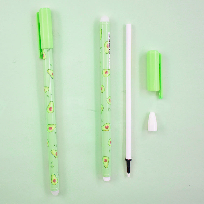 4pcs Kawaii Avocado Gel Pens