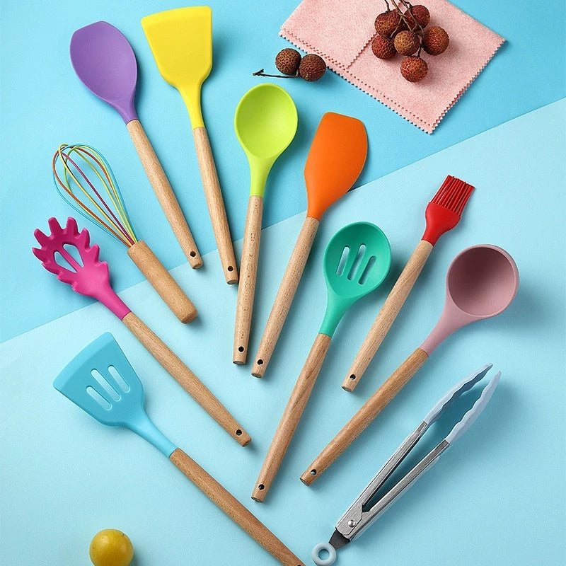 Silicone Cooking Utensils Set