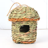 Hand-Woven Straw Bird Nest Craft