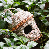 Hand-Woven Straw Bird Nest Craft