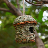 Hand-Woven Straw Bird Nest Craft