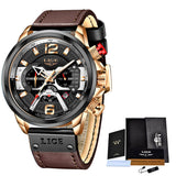 Men's Waterproof Multifunction Quartz Sports Watch