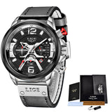 Men's Waterproof Multifunction Quartz Sports Watch