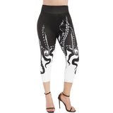 High-Waisted Octopus Print Leggings