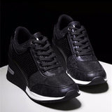 Platform Heeled Lacing Sneakers for Women