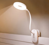 LED Eye Protection Desk Lamp with USB Charging - Clip-On for Students