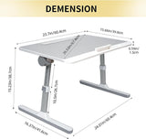 Portable Lap Desk with LED Light & Drawer