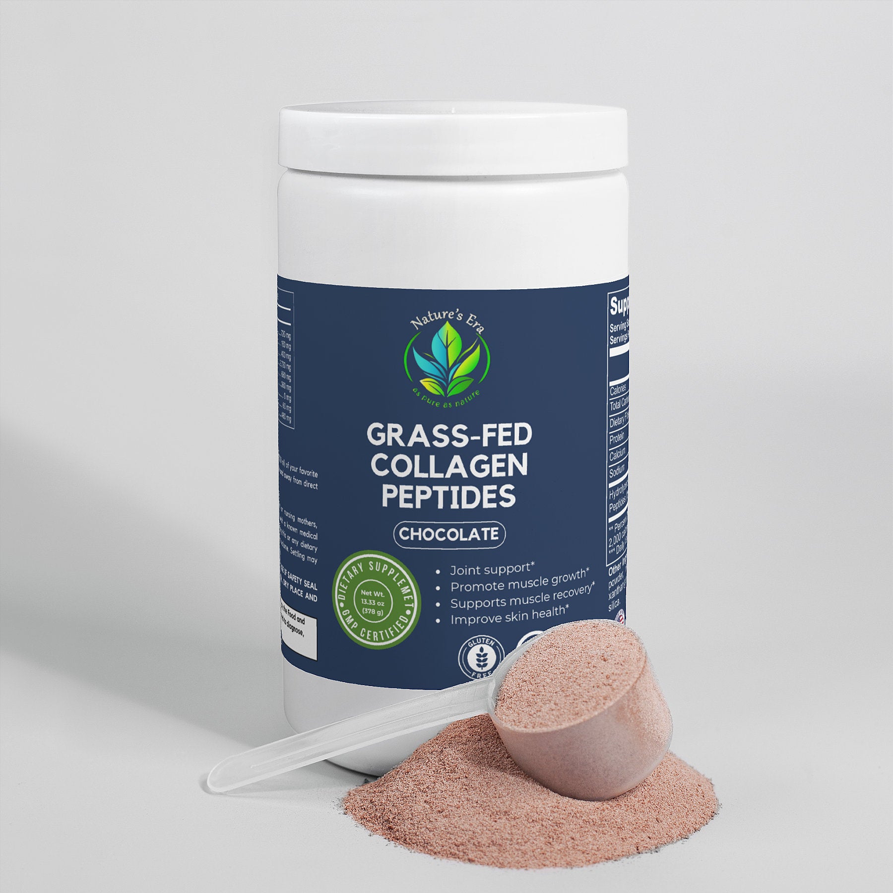 Grass-Fed Collagen Peptides Powder (Chocolate)