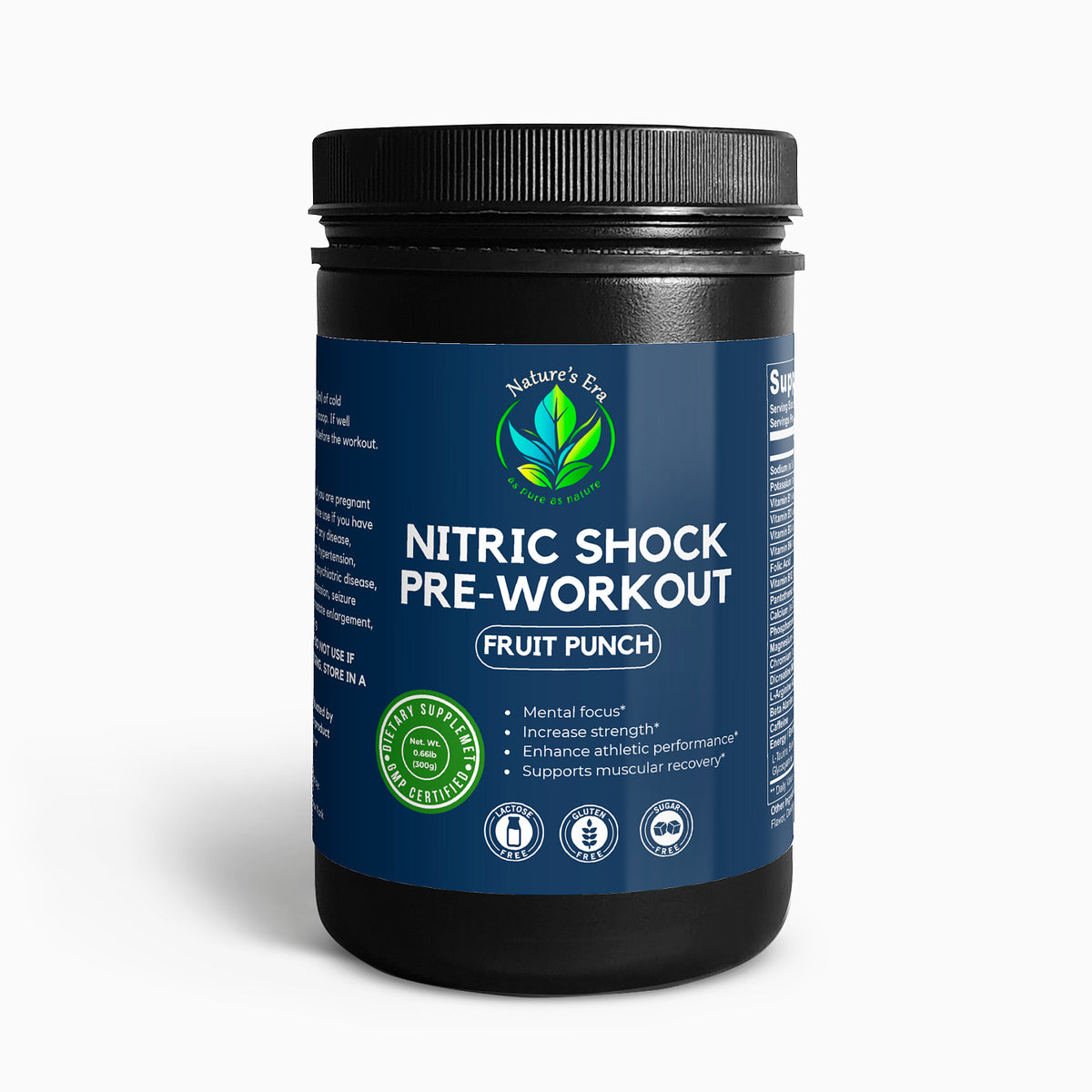 Nitric Shock Pre-Workout Powder (Fruit Punch)