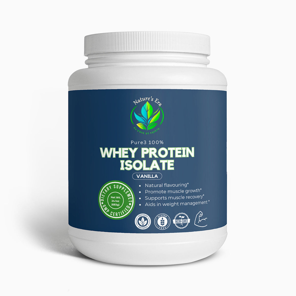 Pure3 100% Whey Protein Isolate (Vanilla)