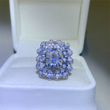 3 Carat Moissanite 925 Sterling Silver Ring