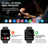 A221 Big Screen Smart Watch with BT Call & Fitness Tracker