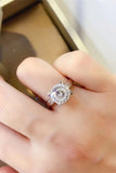 2 Carat Moissanite 925 Sterling Silver Ring