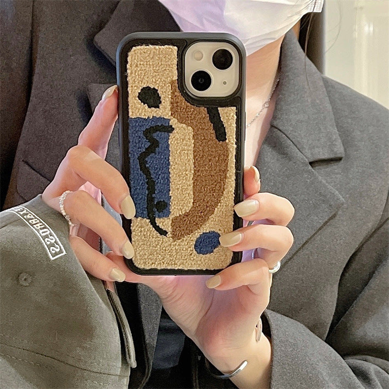 Towel Embroidery Phone Case Protective Case