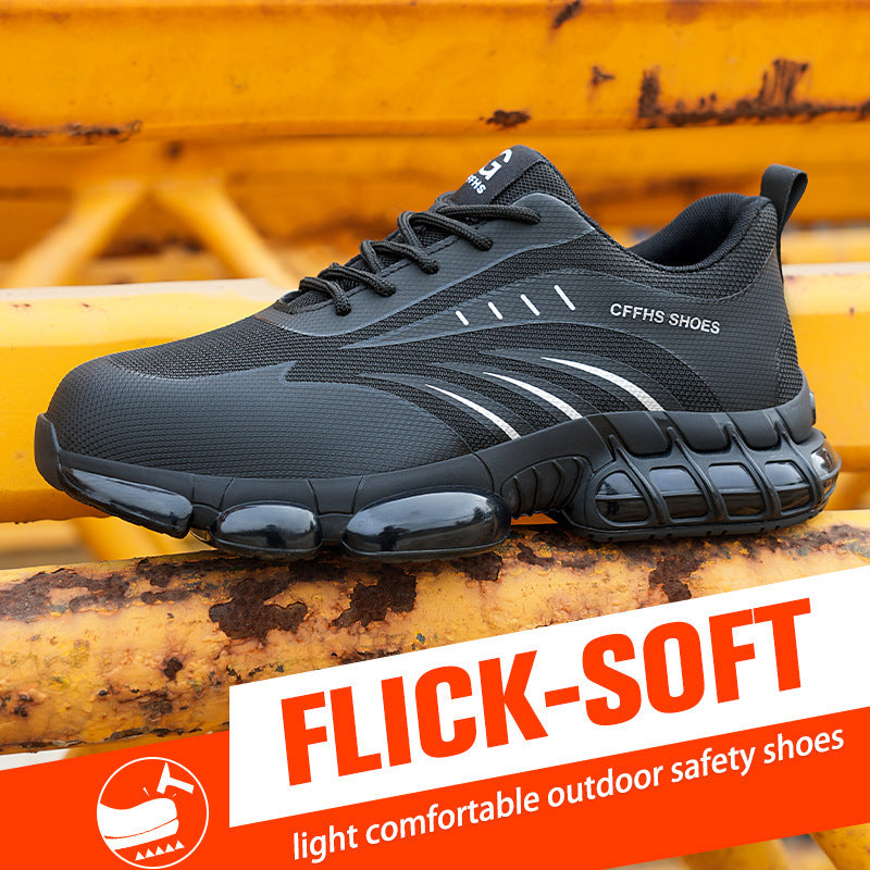 Popcorn Sole Safety Shoes for Protective Footwear