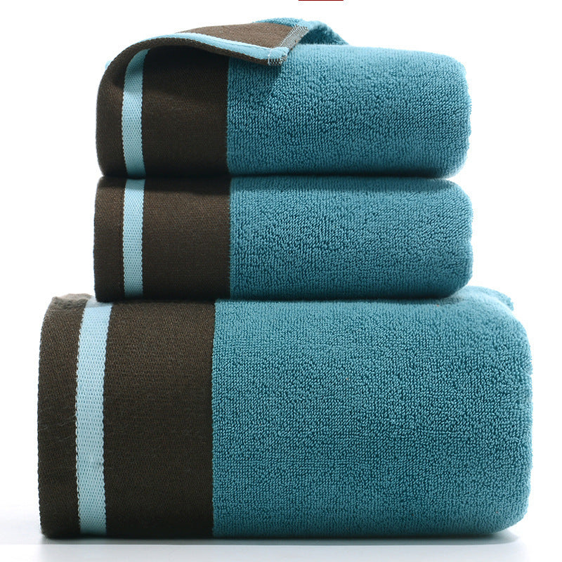 Pure Cotton Towels Three-piece With Hand Bath Towel Class