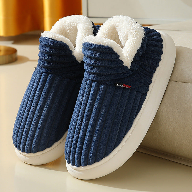 Women Cotton Plush Slippers