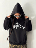 SPIDER Long Sleeve Hoodie with Kangaroo Pocket