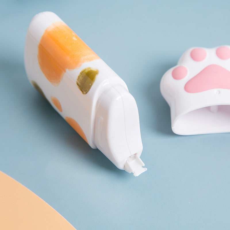 Cartoon cat claw correction tape