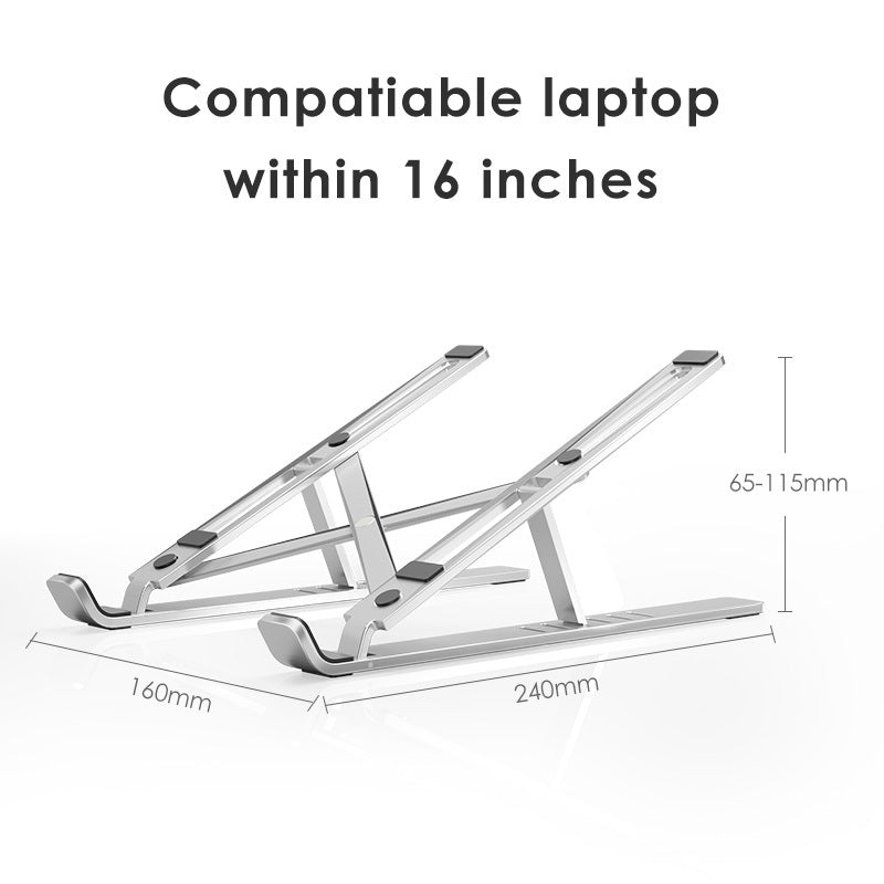 Portable Adjustable Laptop Stand with Cooling