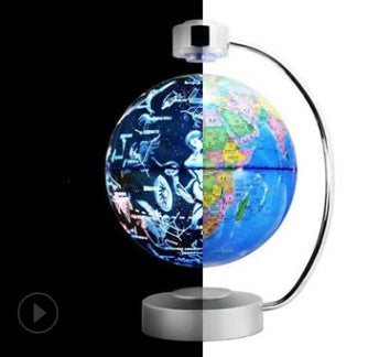 8-Inch Magnetic Suspension Globe - Office Decoration