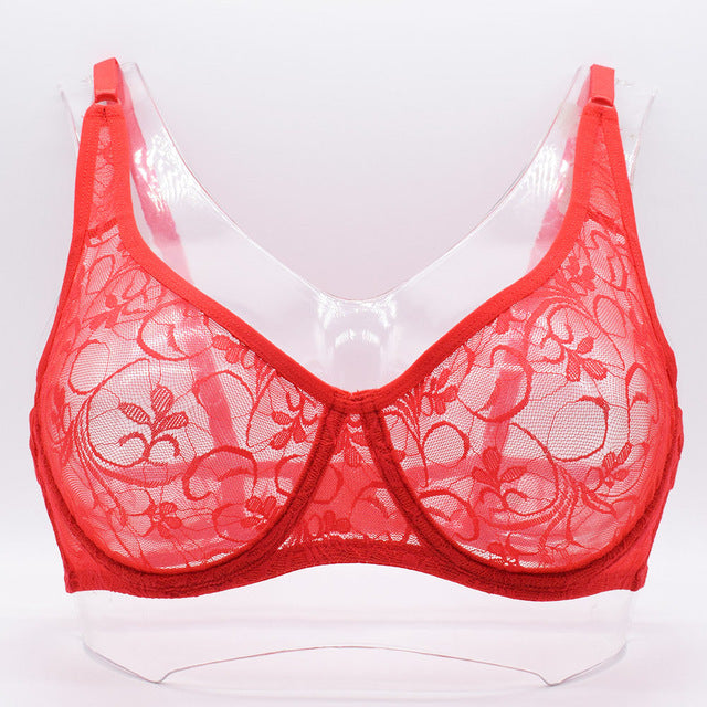 Plus Size Lace Underwired Bras for Women