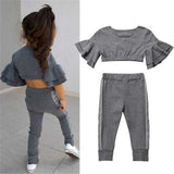 Autumn Kids' T-Shirt & Pants Outfit - 2 Pieces