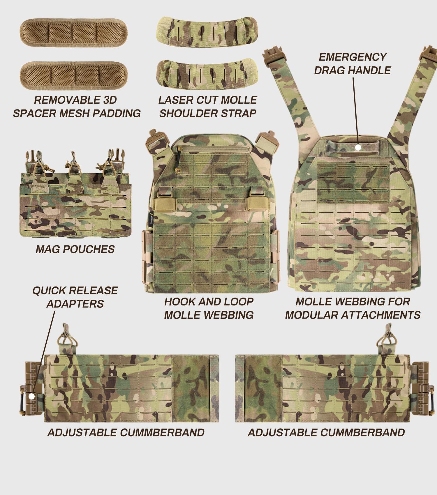 Quick Release Tactical Vest