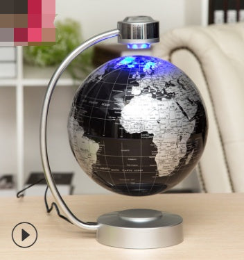 8-Inch Magnetic Suspension Globe - Office Decoration